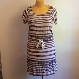 Striped dress.