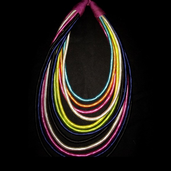 Colorful necklace vibrant colors