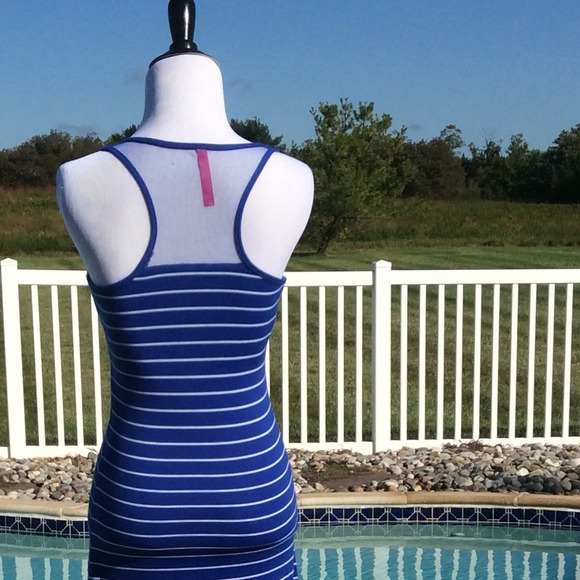 Sold in bundle--Royal Blue Stripe Maxi - Picture 2 of 2