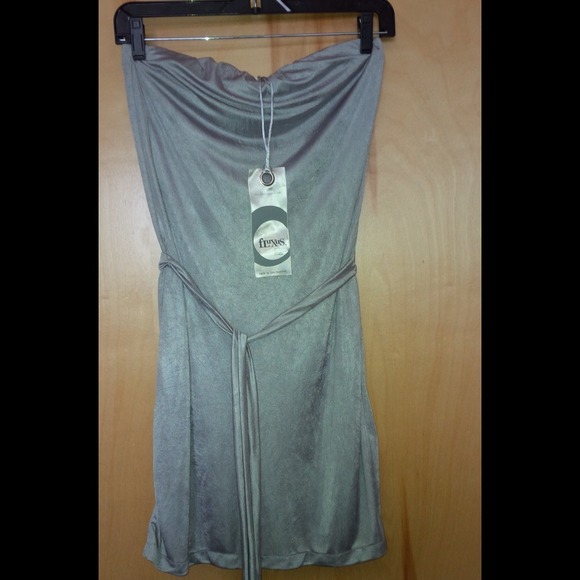 Fluxus Mist Tube Dress with Matching Belt - Picture 2 of 3