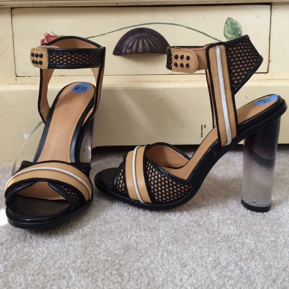 **Bundled** New L.A.M.B. Lucite heel, Clear Wedges - Picture 2 of 4