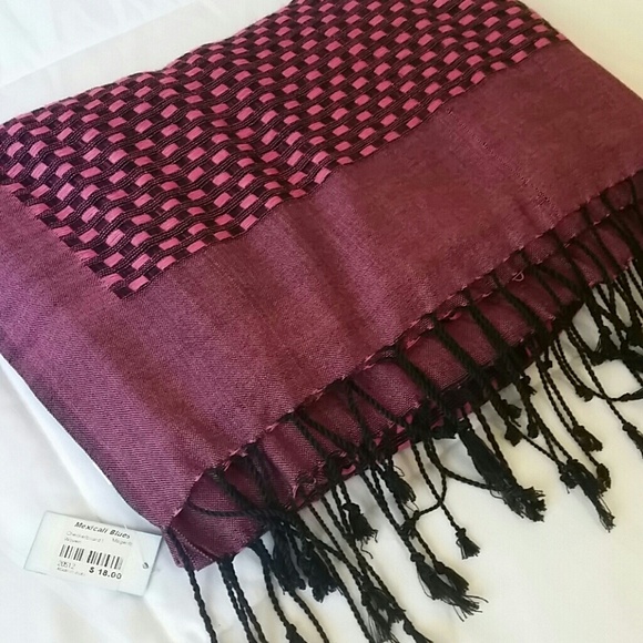 NWT Mexicali Blues Pink & Black Scarf - Picture 3 of 4