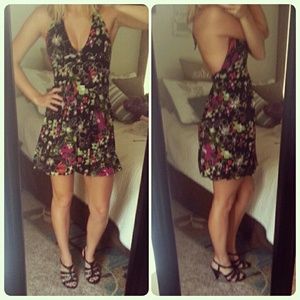 Super cute floral sun dress! Worn once!