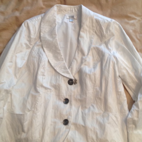 Cj banks white jacket size x