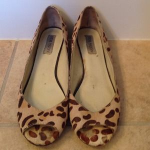 Leopard mohair Steve Madden shoes