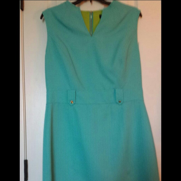 NWOT Tahari teal dress