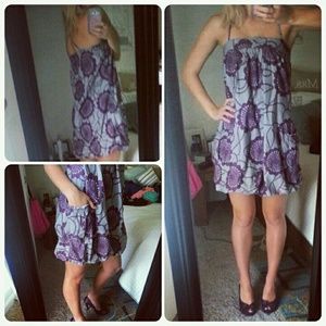 Purple and Gray Dress