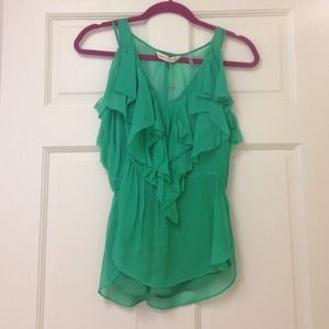 Rebecca Taylor ruffle front cami