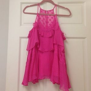 Rebecca Taylor silk dot cami