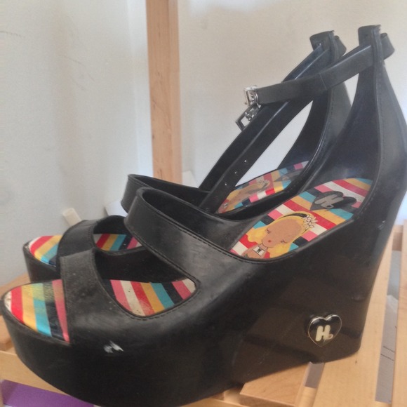 Harajuku lovers (Gwen stefani) wedge sandals - Picture 1 of 2