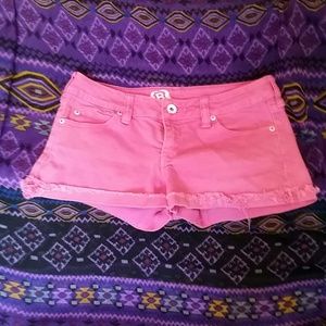 Pink Bullhead shorts
