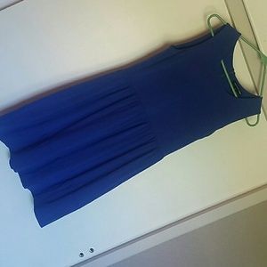 Royal Blue Zip Up Dress