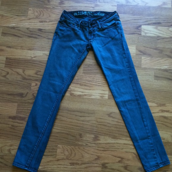 Bullhead Pants - Pacsun Bullhead Hermosa Super Skinny 0 teal/tee