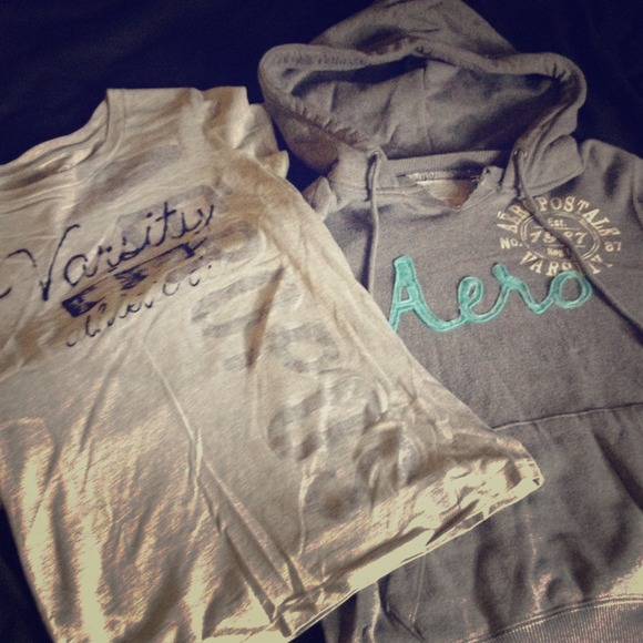 Aeropostale Tops - ✨Aero bundle! ✨ sweatshirt & tshirt