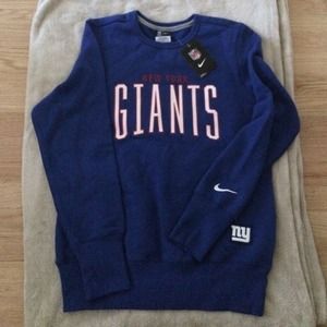 NWT fleece lined Nike NY Giants Womens sweatshirt