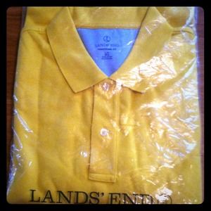 Lands End mens large polo