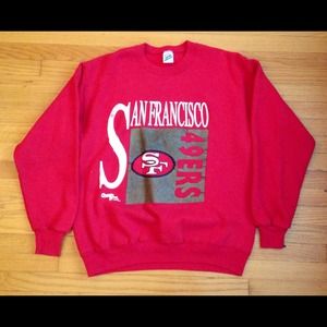 Vintage S.F. 49ers Crewneck Sweater  Oversized