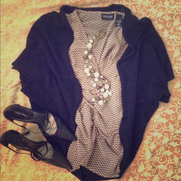 Black Dolman Sleeve Sweater