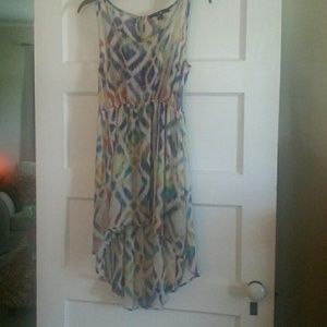Forever 21 patterned high-low dress sz:small