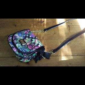 Betsey Johnson floral crossbody bag