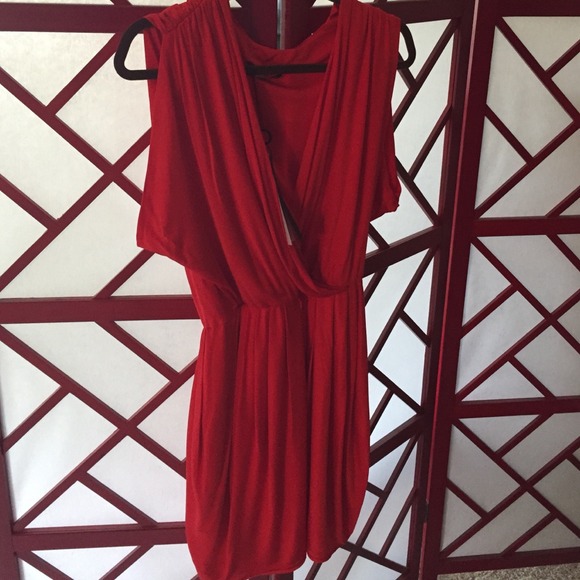Cherry Red Black Halo Dress Size M