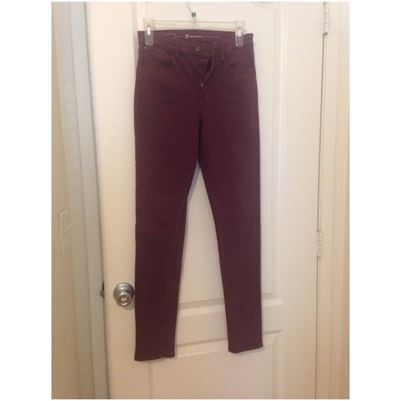 ❌SOLD❌💌 HP 💌 Levi's Wine High Rise Skinny Jeans - Picture 4 of 4