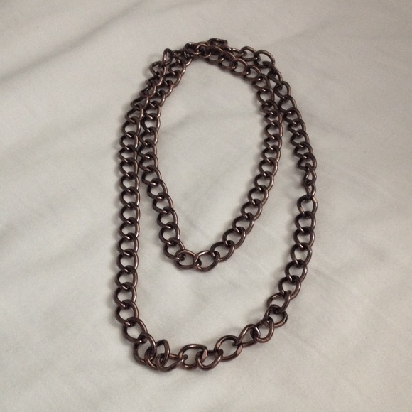 Bronze chain necklace