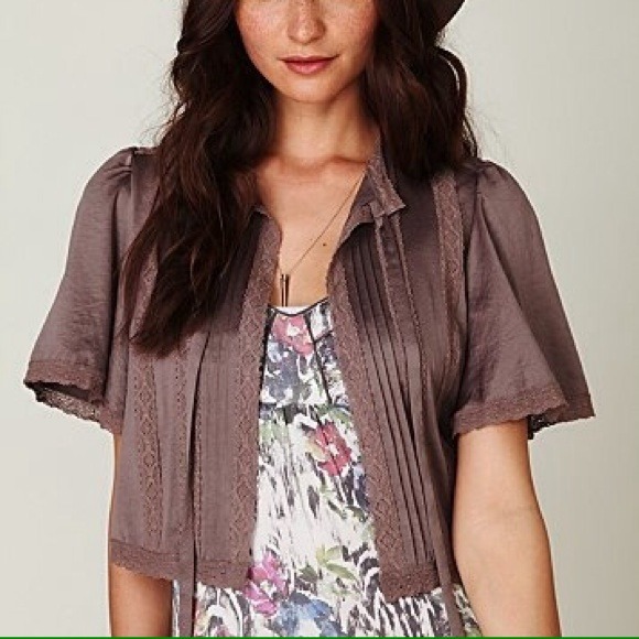 Free people gold bed jacket