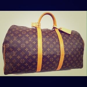 100% Authentic Louis Vuitton Keepall 50 Boston