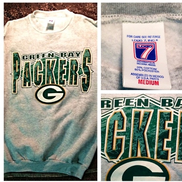 Vintage Green Bay Packers Crewneck Sweater