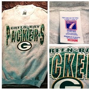 Vintage Green Bay Packers Crewneck Sweater