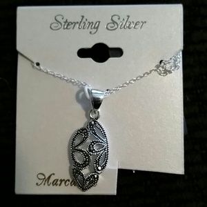 Sterling silver necklace.