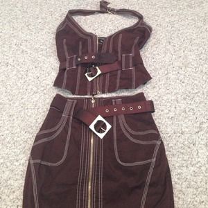 Bebe Vest and skirt (set)