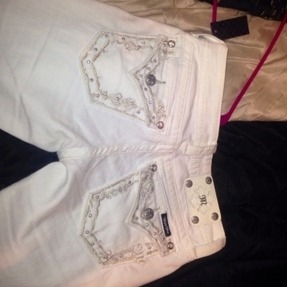 White Miss Me jeans - Picture 2 of 2