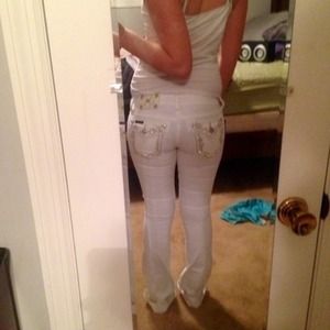White Miss Me jeans