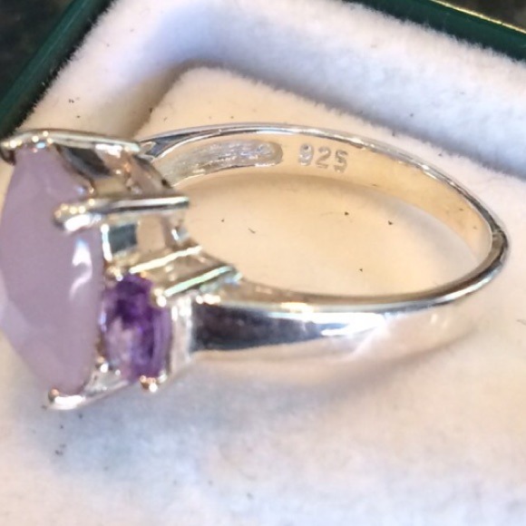🚫🚫SOLD🚫🚫Lavender/Purple.925,Onyx.925,Charm Gld - Picture 3 of 4