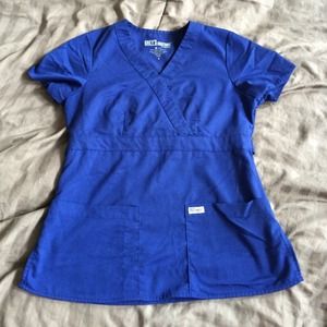 Grey's Anatomy Blue Scrub Top