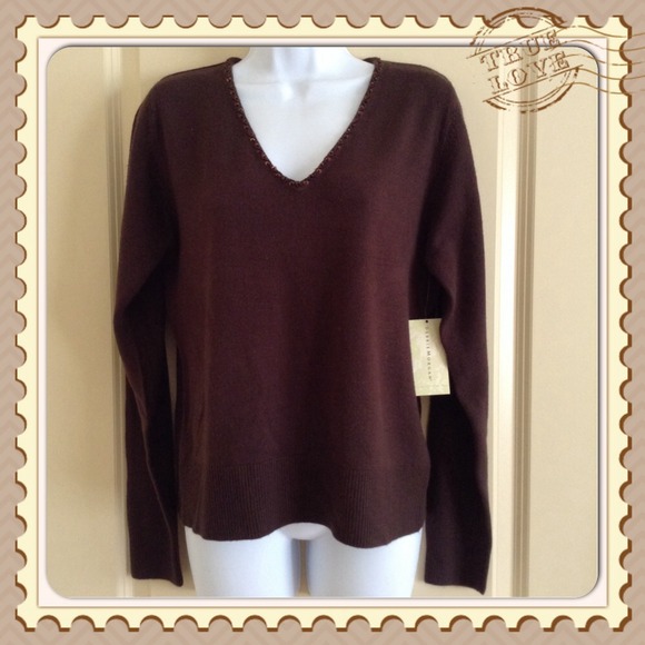 Debbie Morgan V-neck Sweater