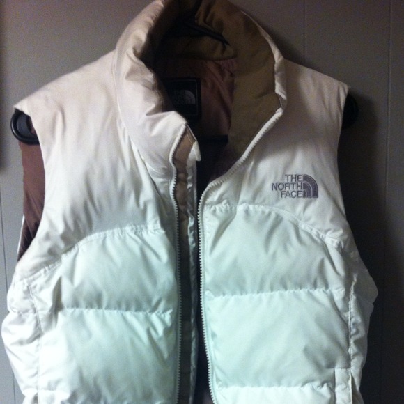 White North Face Vest