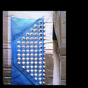 Vibrant blue snake skin clutch. On the town clutch Vibrant blue snake skin clutch. On the town clutch