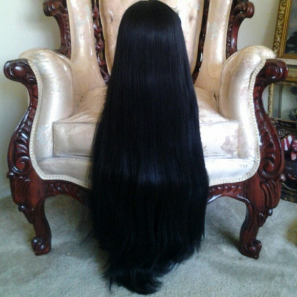 Beautiful Italian Yaki Black Lace Front Wig 24-28
