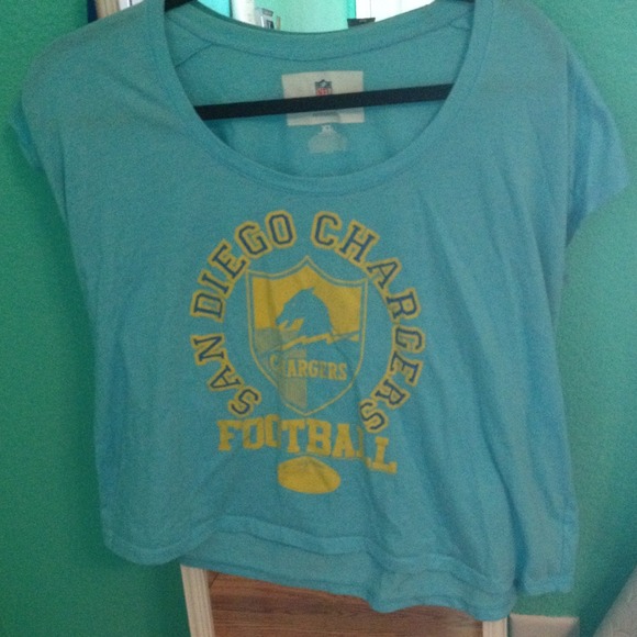 San Diego Chargers crop top
