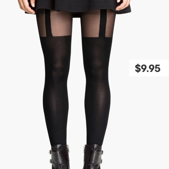 H&m patterned tights
