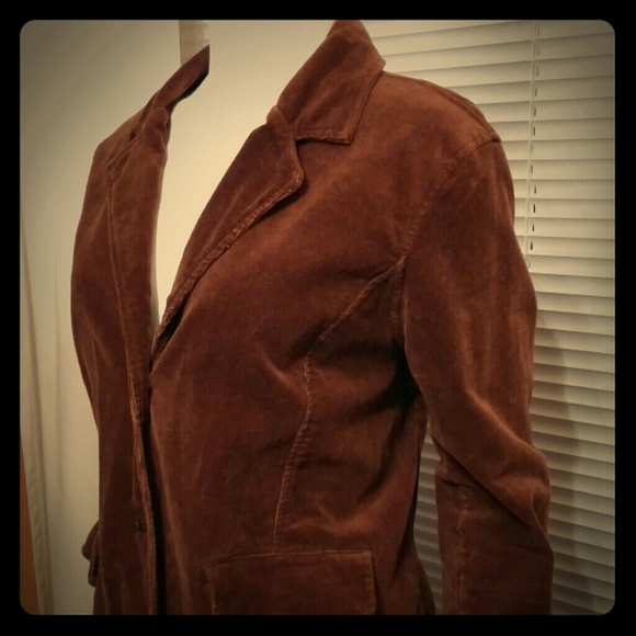❌SOLD❌AMCAN Brown Corduroy Blazer - Picture 1 of 2