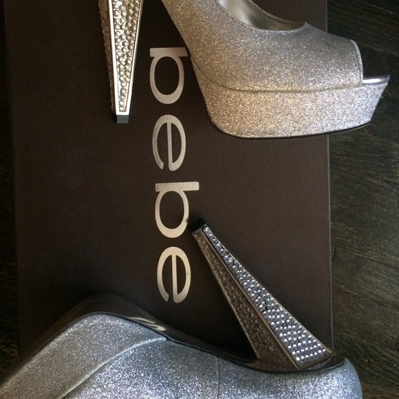 Bebe studded sparkly heels - Picture 2 of 4