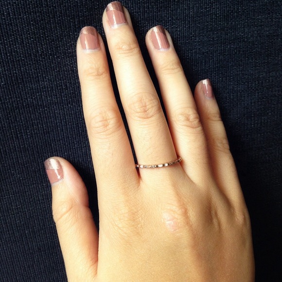 🚫Bundled🚫Gold textured ring - Picture 2 of 2