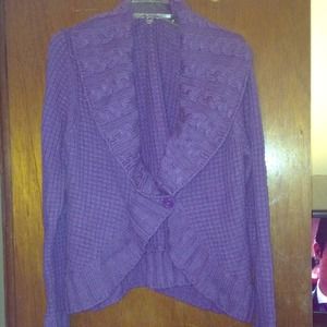 For jmcox81 Purple bolero sweater