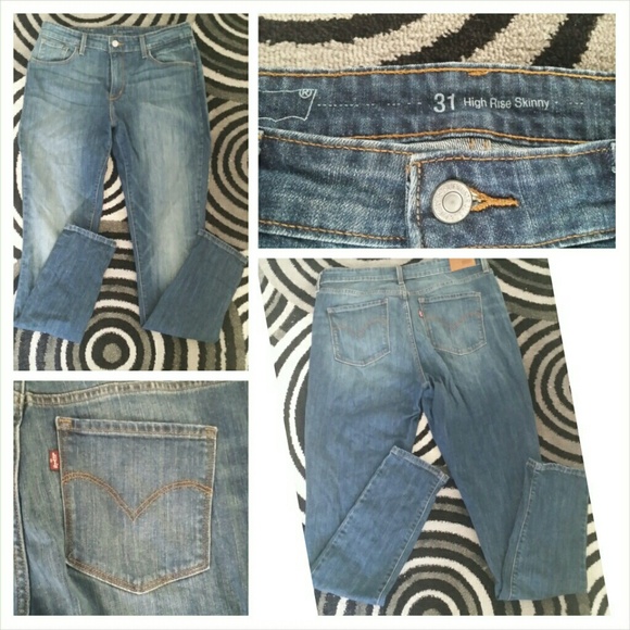 Levis high rise skinny