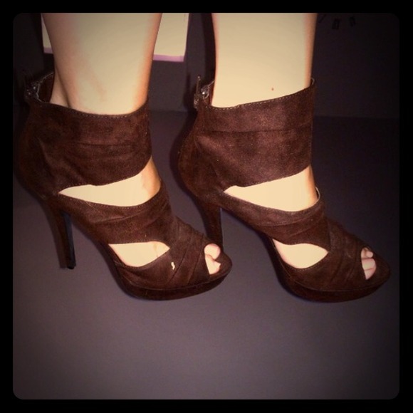 Shoes - 👠Brown high top heels