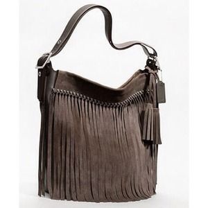 Coach Legacy Fringe Leather Duffle Sac